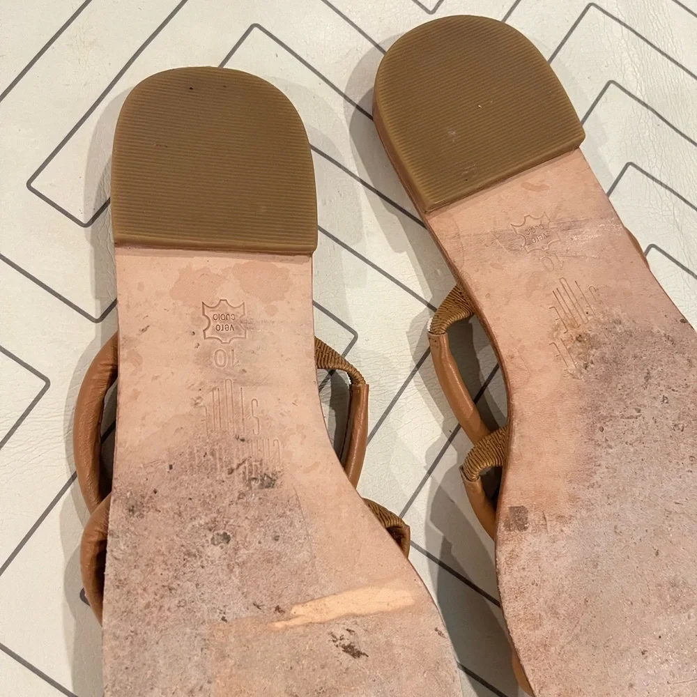 Charlotte Stone Leather Sandals - Picture 10 of 13